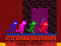 Stickman Brothers Nether Parkour image