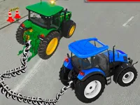 Chained Tractor Towing Simulator image