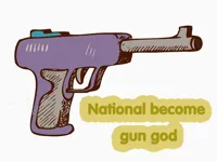 National become gun god image